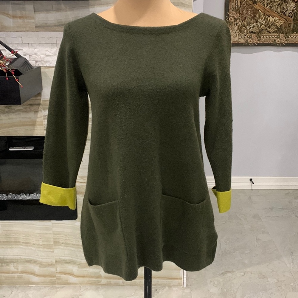 Cynthia Rowley‎ Green Tunic Top. Size XS